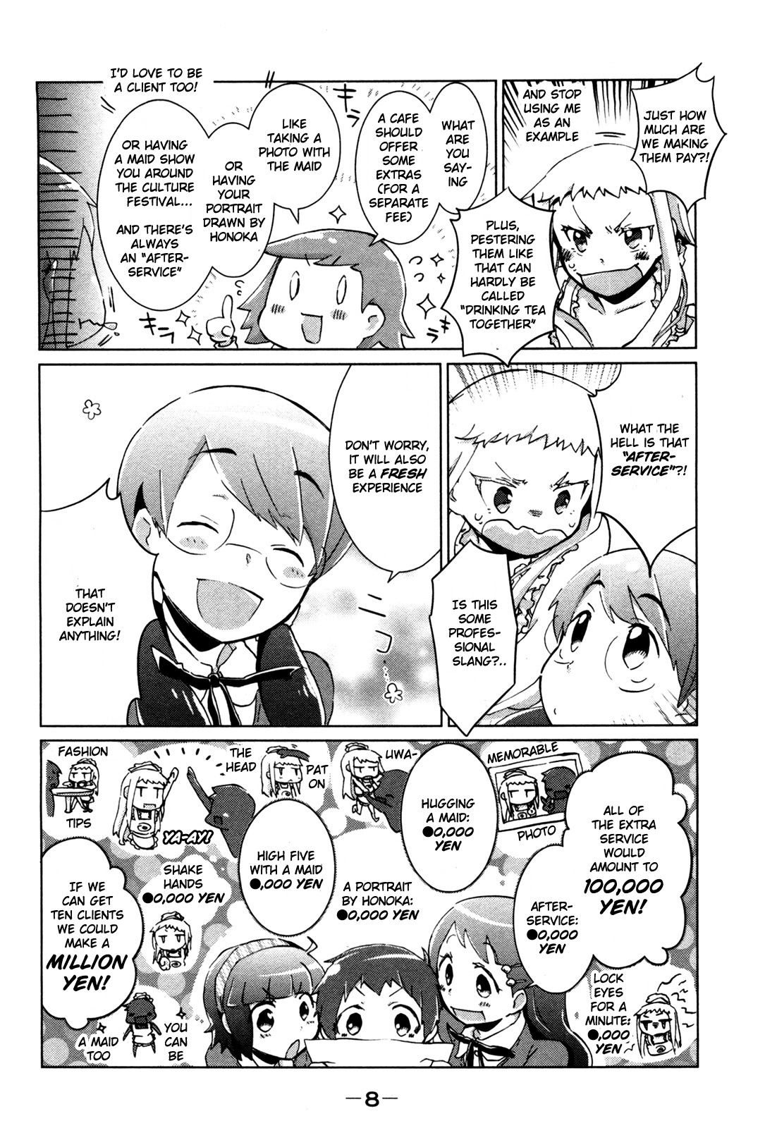 Tokurei Sochi Dantai Stella Jogakuin Koutouka C3 Bu Chapter 15 page 10 - Chapter 15: A Million Yen Worth of Extras
