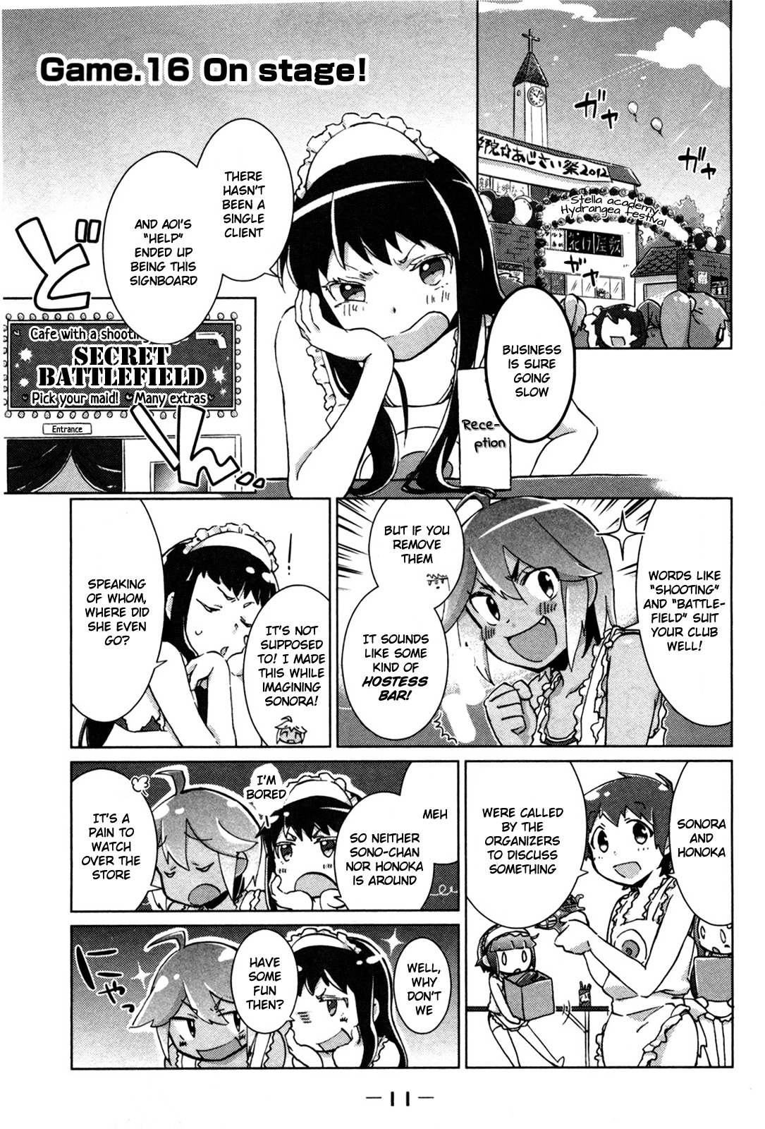 Tokurei Sochi Dantai Stella Jogakuin Koutouka C3 Bu Chapter 16 page 1 - Chapter 16: On Stage