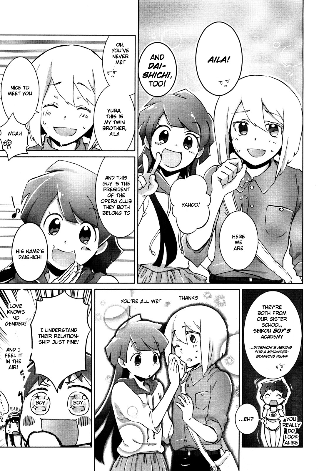 Tokurei Sochi Dantai Stella Jogakuin Koutouka C3 Bu Chapter 16 page 3 - Chapter 16: On Stage
