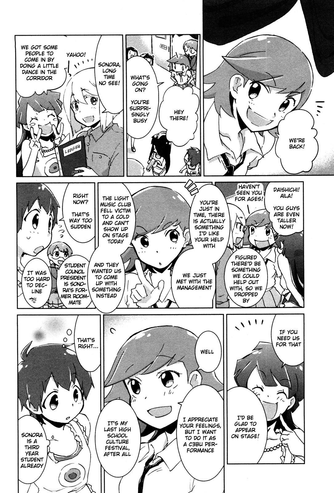Tokurei Sochi Dantai Stella Jogakuin Koutouka C3 Bu Chapter 16 page 6 - Chapter 16: On Stage