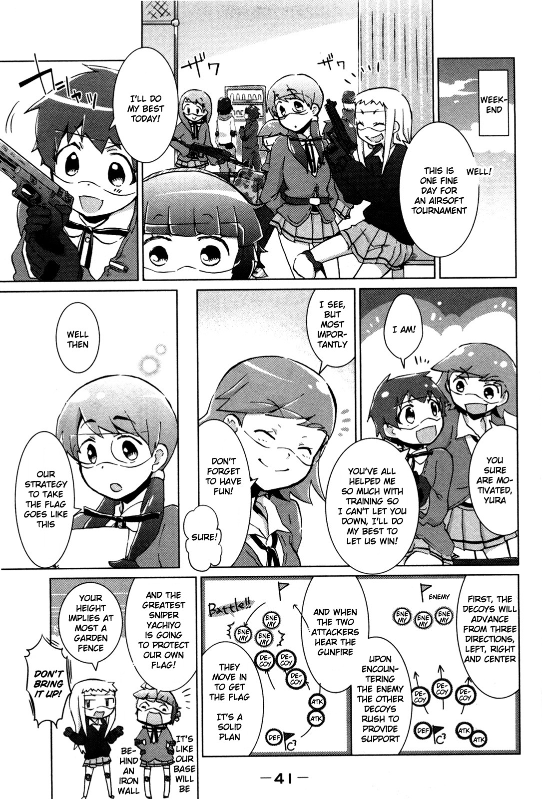 Tokurei Sochi Dantai Stella Jogakuin Koutouka C3 Bu Chapter 19 page 5 - Chapter 19: Yura's Effort