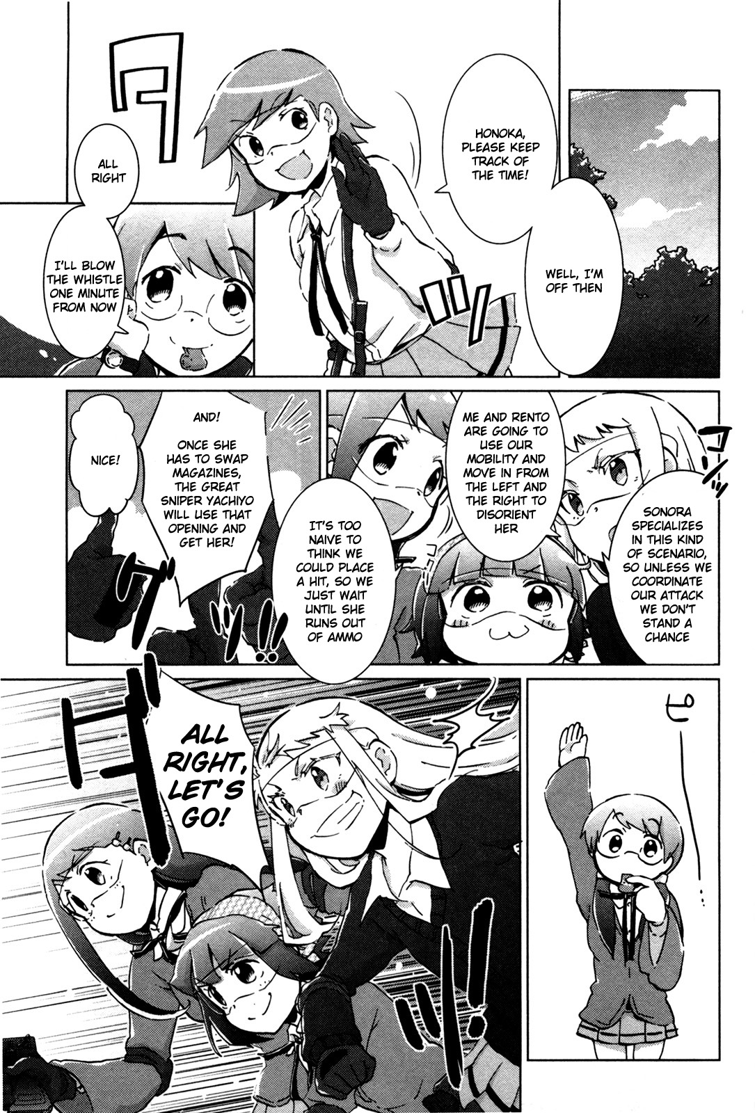 Tokurei Sochi Dantai Stella Jogakuin Koutouka C3 Bu Chapter 21 page 3 - Chapter 21: Sonora's Airsoft