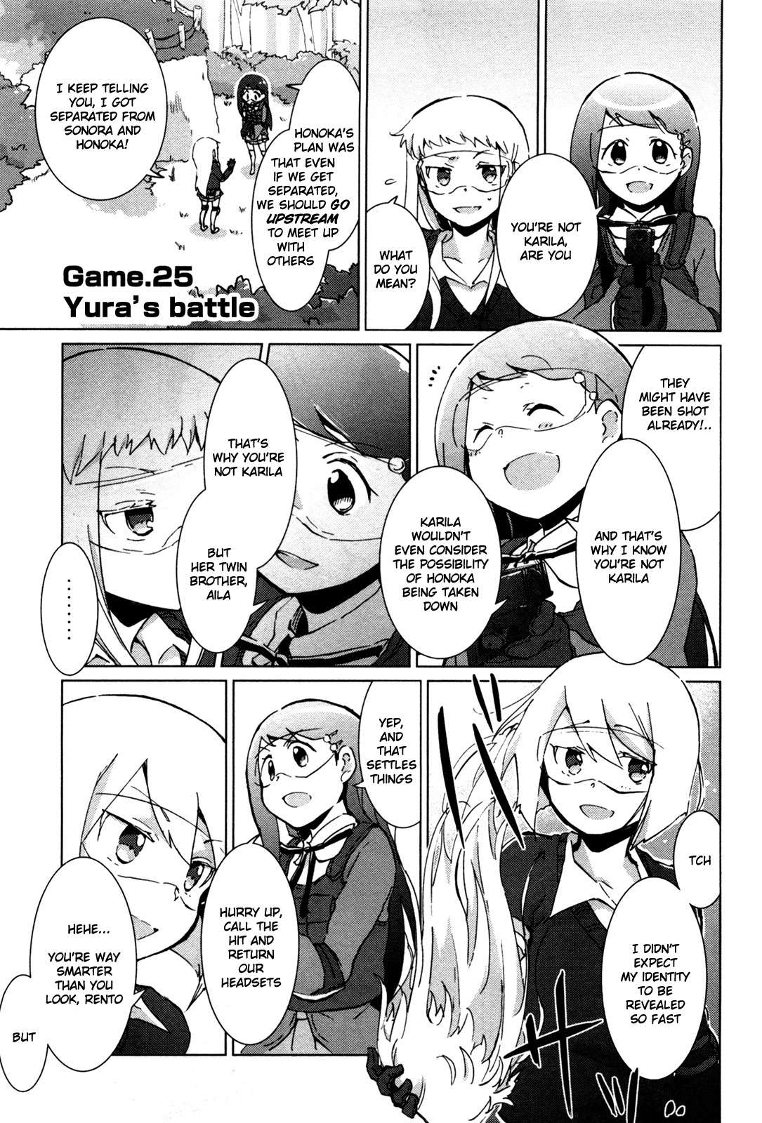 Tokurei Sochi Dantai Stella Jogakuin Koutouka C3 Bu Chapter 25 page 1 - Chapter 25: Yura's Battle