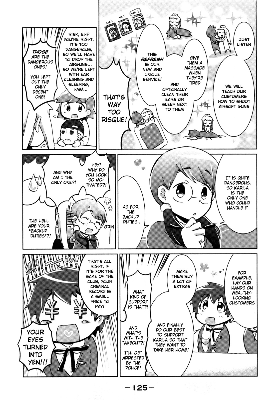 Tokurei Sochi Dantai Stella Jogakuin Koutouka C3 Bu Chapter 27.2 page 5 - Chapter 27.2: Special 2 - Part-time Job