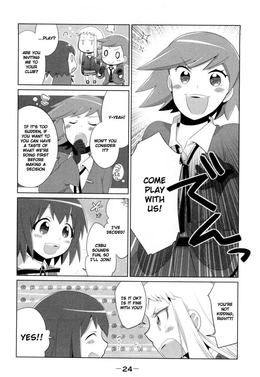 Tokurei Sochi Dantai Stella Jogakuin Koutouka C3 Bu Chapter 3 page 6 - Chapter 3: CCC!