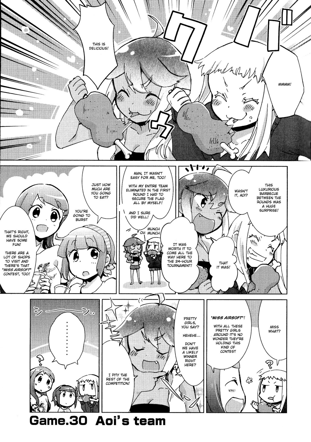 Tokurei Sochi Dantai Stella Jogakuin Koutouka C3 Bu Chapter 30 page 1 - Chapter 30: Aoi's Team