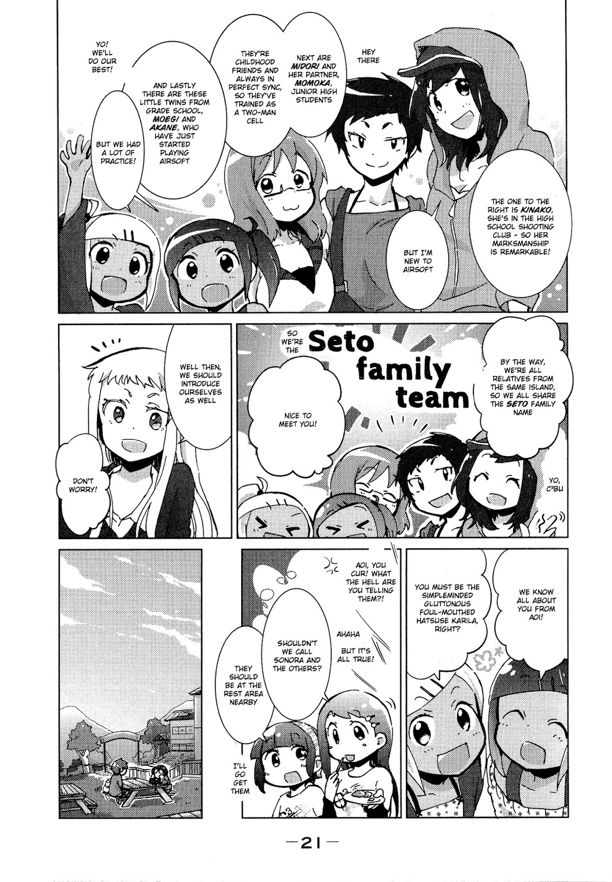 Tokurei Sochi Dantai Stella Jogakuin Koutouka C3 Bu Chapter 30 page 3 - Chapter 30: Aoi's Team