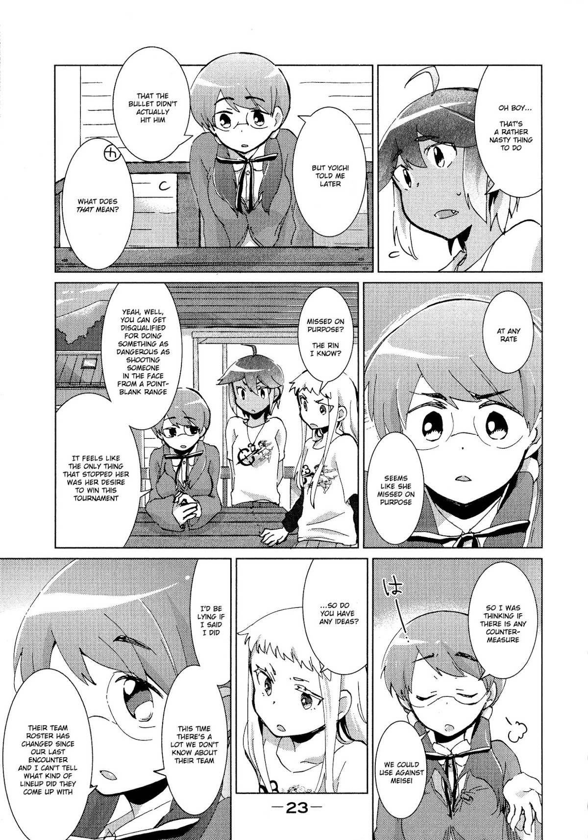 Tokurei Sochi Dantai Stella Jogakuin Koutouka C3 Bu Chapter 30 page 5 - Chapter 30: Aoi's Team
