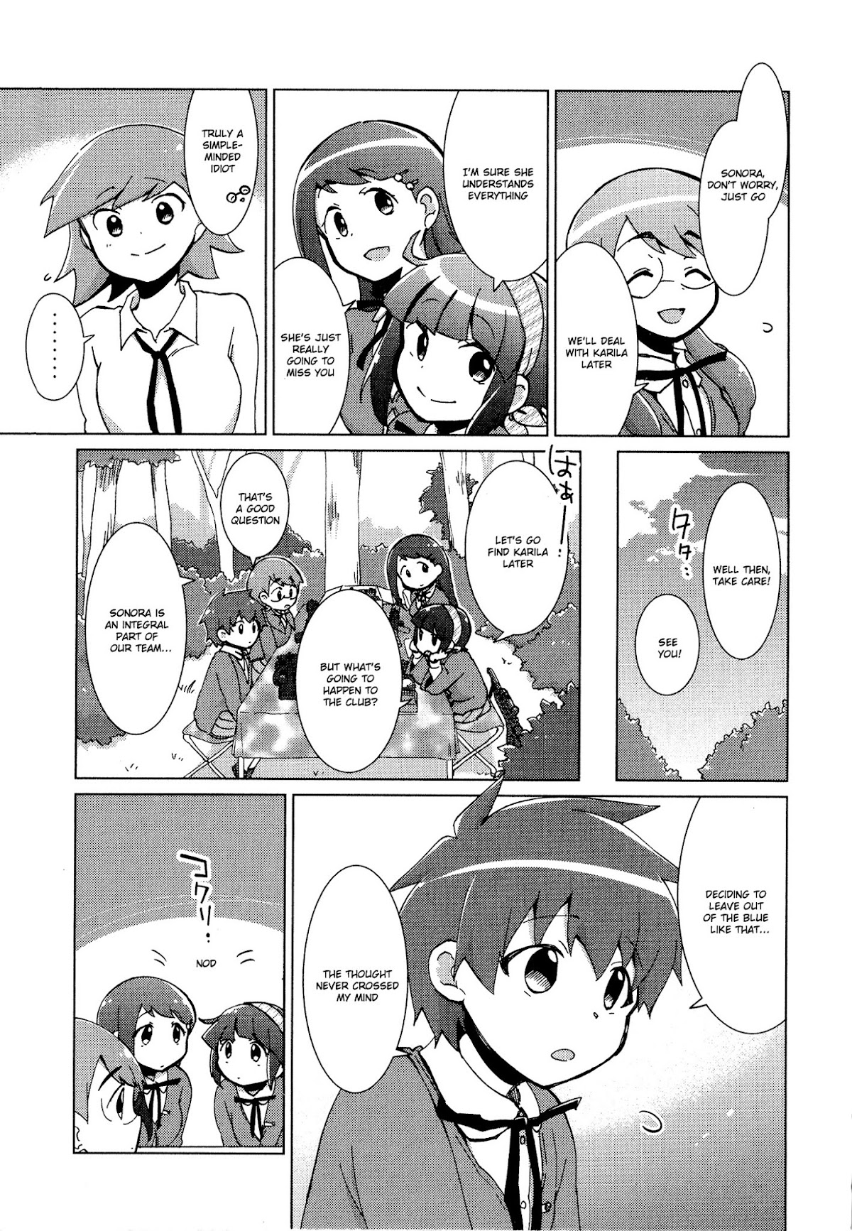 Tokurei Sochi Dantai Stella Jogakuin Koutouka C3 Bu Chapter 38 page 5 - Chapter 38: Sonora's Future