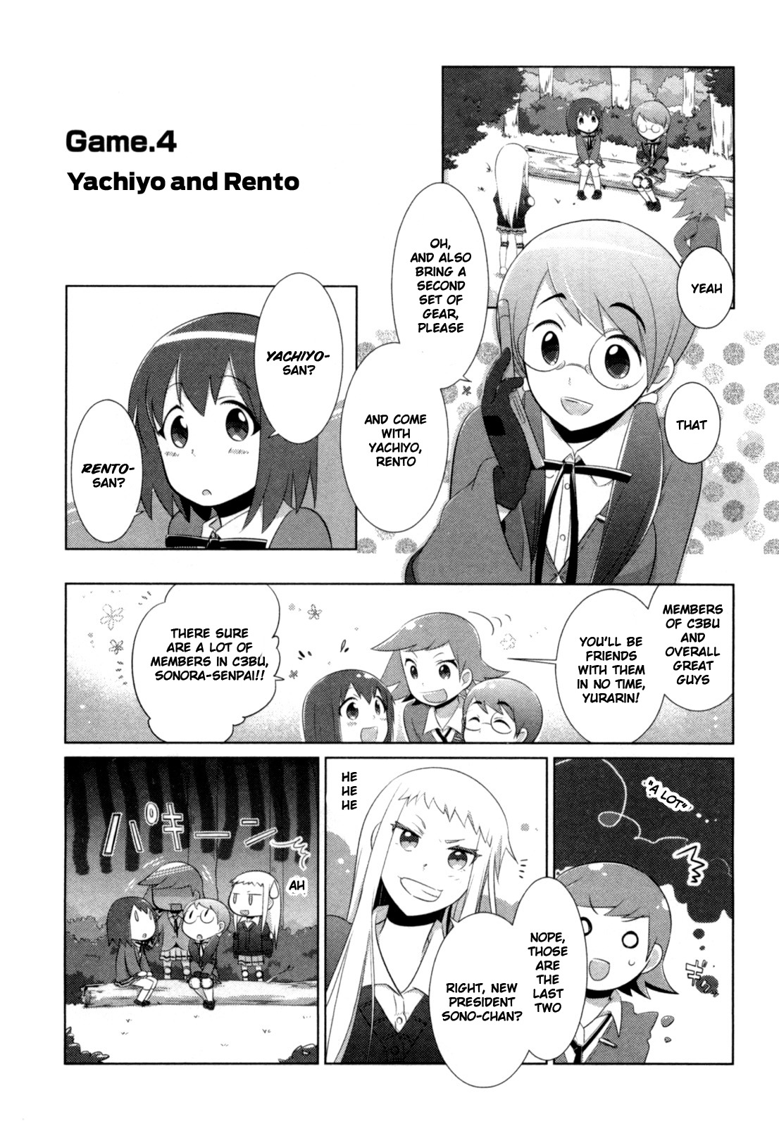 Tokurei Sochi Dantai Stella Jogakuin Koutouka C3 Bu Chapter 4 page 1 - Chapter 4: Yachiyo and Rento
