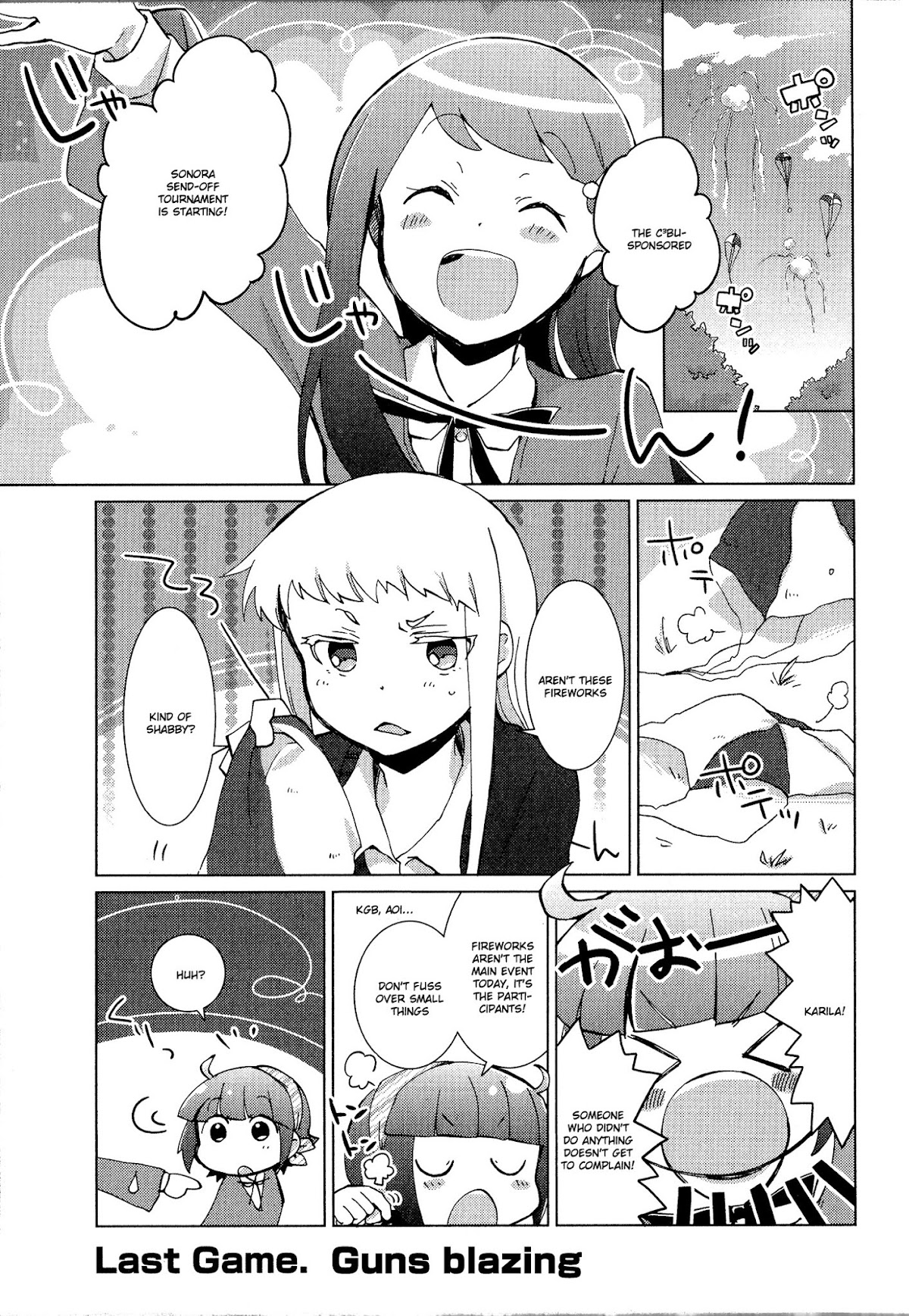 Tokurei Sochi Dantai Stella Jogakuin Koutouka C3 Bu Chapter 40 page 1 - Chapter 40: Guns Blazing
