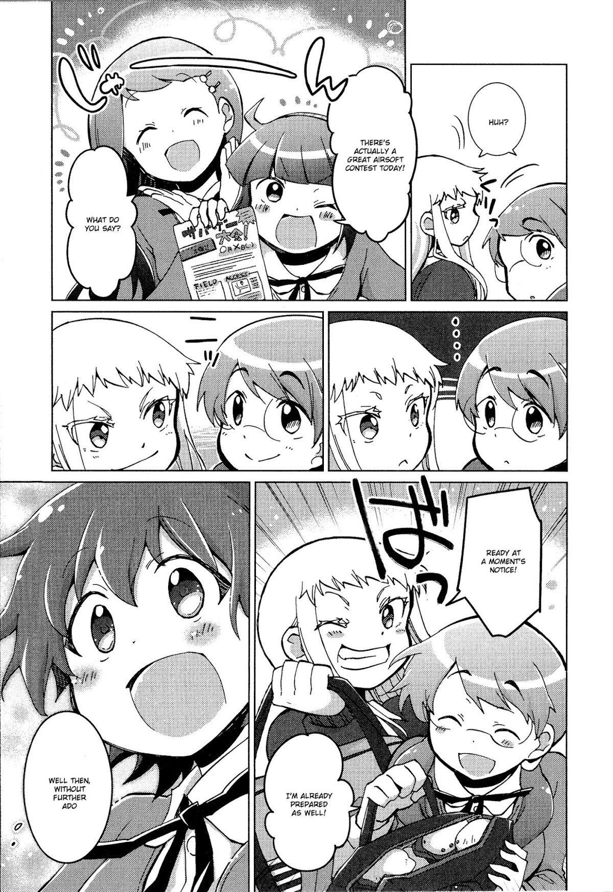 Tokurei Sochi Dantai Stella Jogakuin Koutouka C3 Bu Chapter 40 page 15 - Chapter 40: Guns Blazing