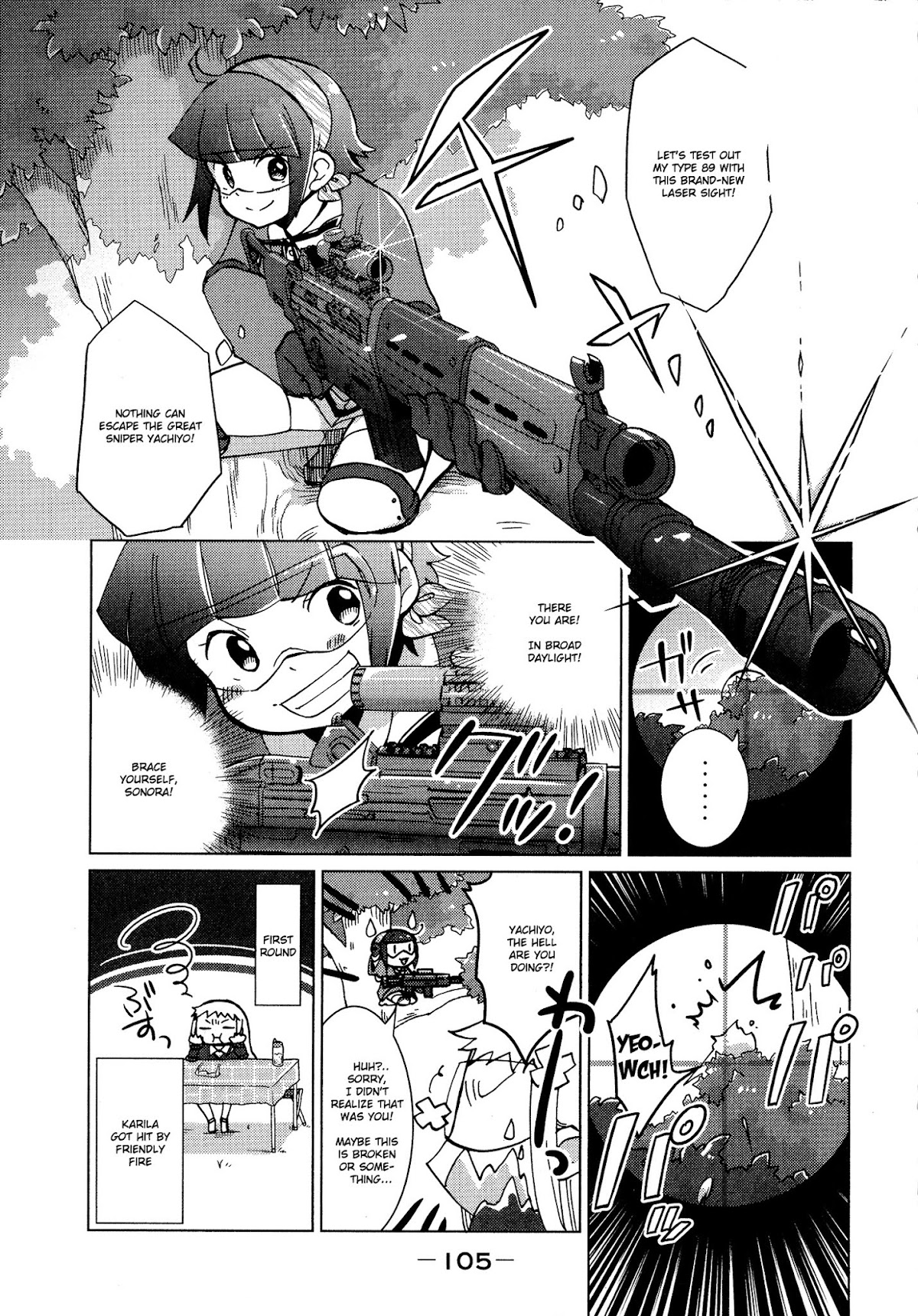 Tokurei Sochi Dantai Stella Jogakuin Koutouka C3 Bu Chapter 40 page 7 - Chapter 40: Guns Blazing