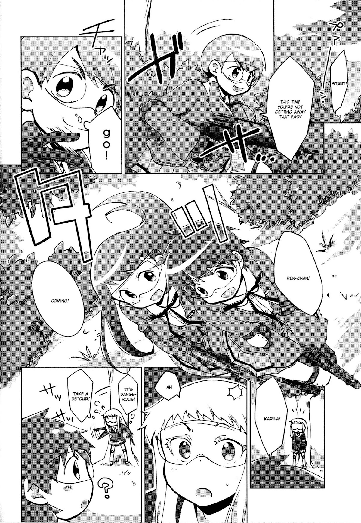 Tokurei Sochi Dantai Stella Jogakuin Koutouka C3 Bu Chapter 40 page 8 - Chapter 40: Guns Blazing