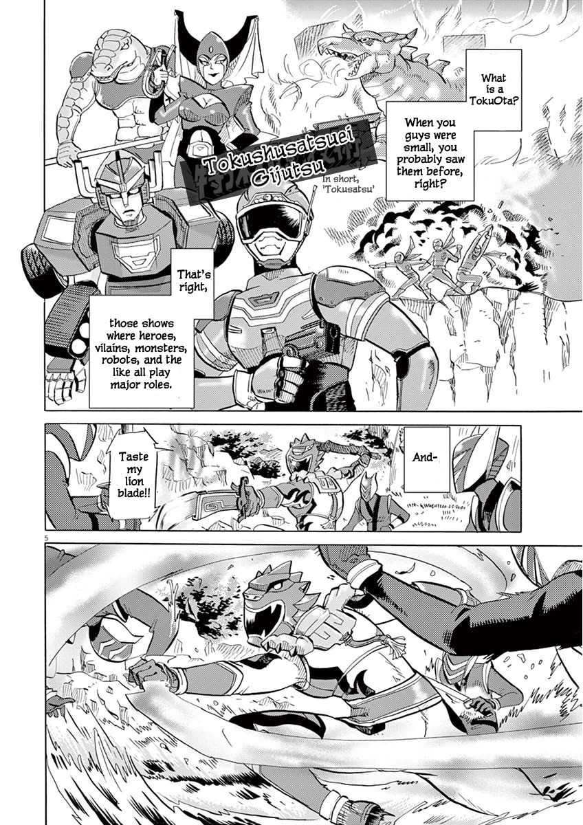 Tokusatsu Gagaga Chapter 1 page 10 - Chapter 1: Juushouwan Shishileo Appears!