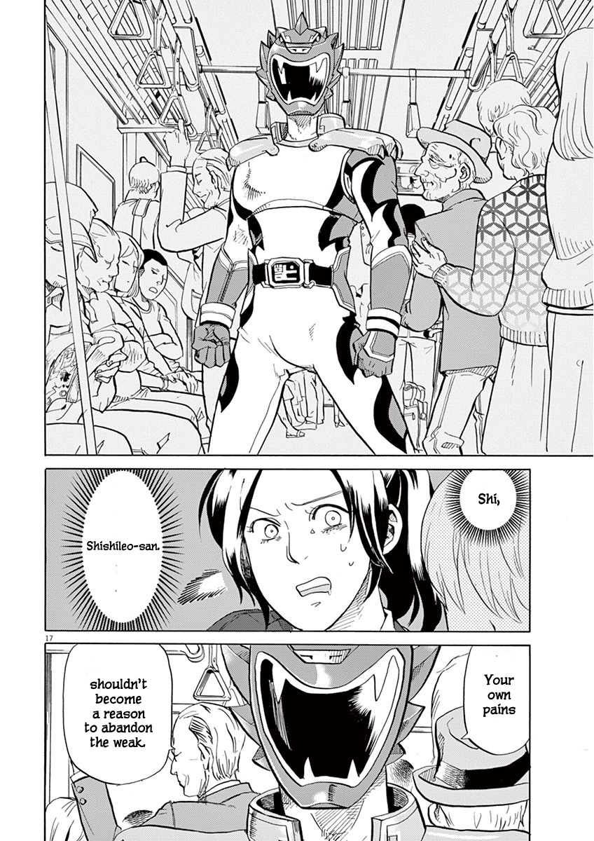 Tokusatsu Gagaga Chapter 1 page 22 - Chapter 1: Juushouwan Shishileo Appears!