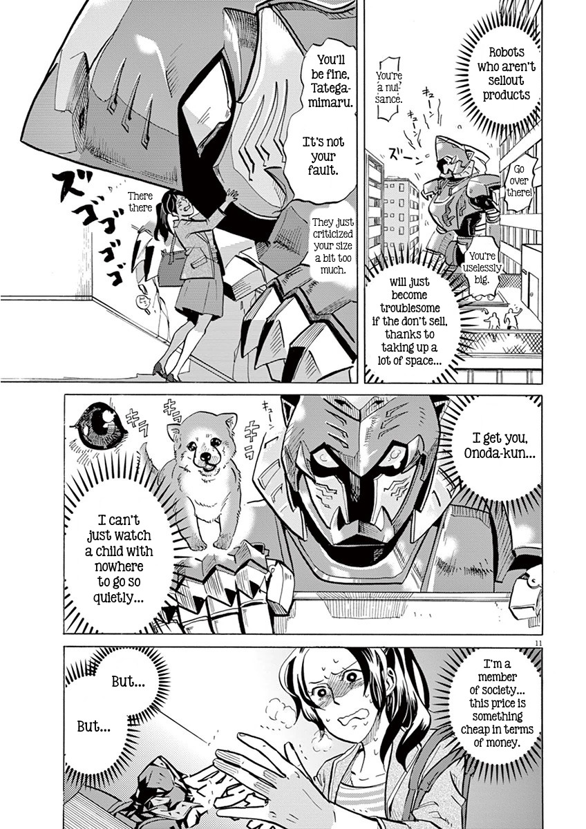 Tokusatsu Gagaga Chapter 13 page 11 - Chapter 13: Giant Combining Robot