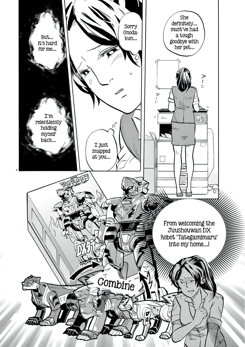 Tokusatsu Gagaga Chapter 13 page 4 - Chapter 13: Giant Combining Robot