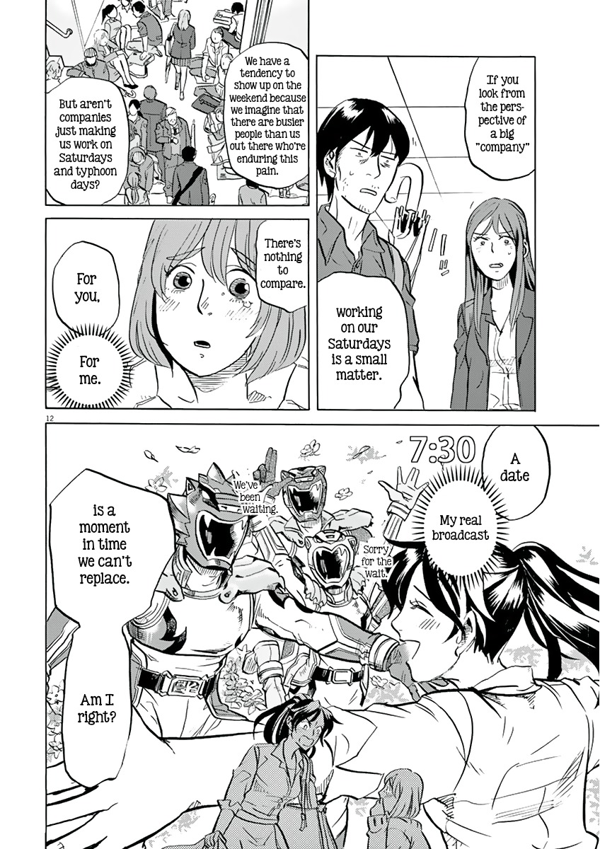 Tokusatsu Gagaga Chapter 14 page 12 - Chapter 14: Irreplaceable Moment