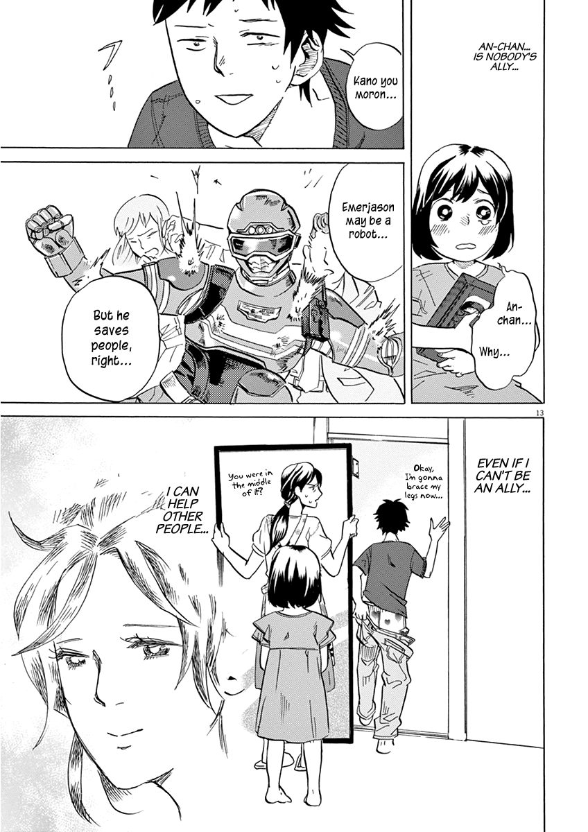 Tokusatsu Gagaga Chapter 16 page 13 - Chapter 16: The Majesty of An-chan