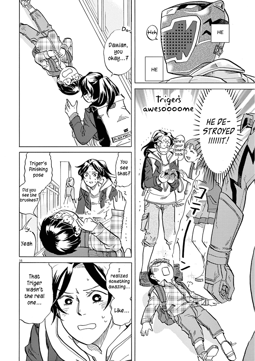 Tokusatsu Gagaga Chapter 17 page 16 - Chapter 17: Real? Fake?