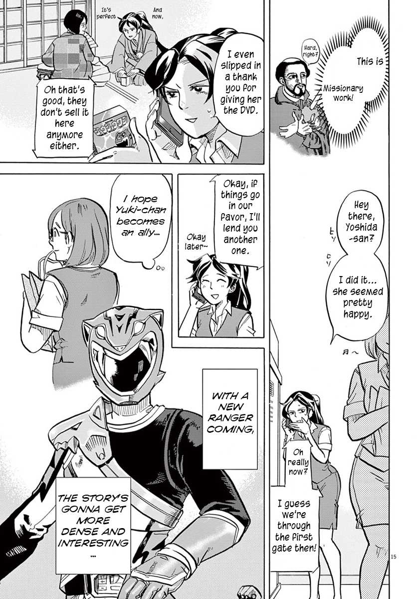 Tokusatsu Gagaga Chapter 18 page 15 - Chapter 18: Making friends is a hunt!