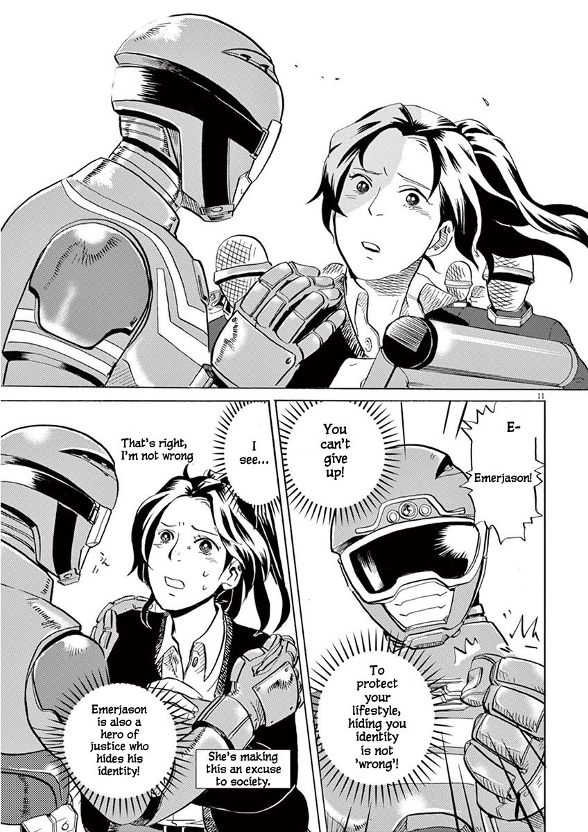 Tokusatsu Gagaga Chapter 2 page 11 - Chapter 2: Showdown! the Karaoke Menace