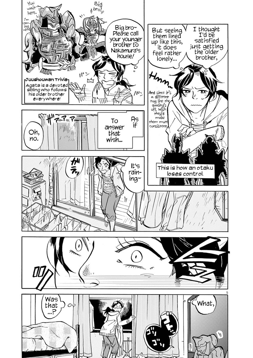 Tokusatsu Gagaga Chapter 21 page 5 - Chapter 21: Invader In Nakamura Castle