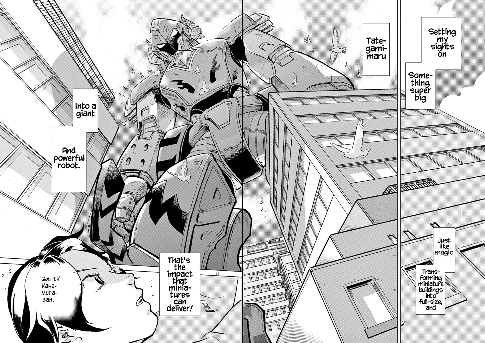 Tokusatsu Gagaga Chapter 25 page 14 - Chapter 25: Inheritor of Tokusatsu Techniques