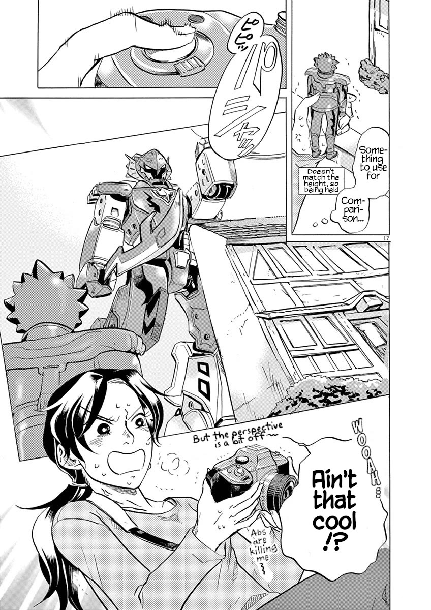 Tokusatsu Gagaga Chapter 25 page 16 - Chapter 25: Inheritor of Tokusatsu Techniques