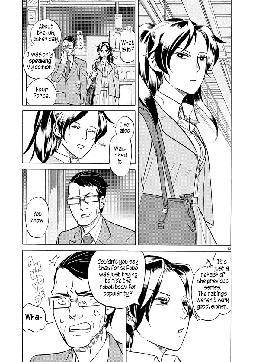 Tokusatsu Gagaga Chapter 26 page 13 - Chapter 26: Nostalgia Kaijin Strikes!