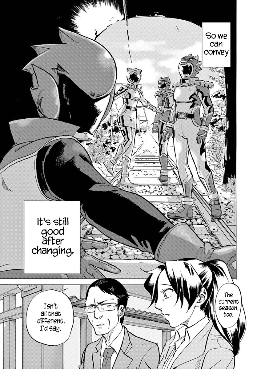 Tokusatsu Gagaga Chapter 26 page 15 - Chapter 26: Nostalgia Kaijin Strikes!