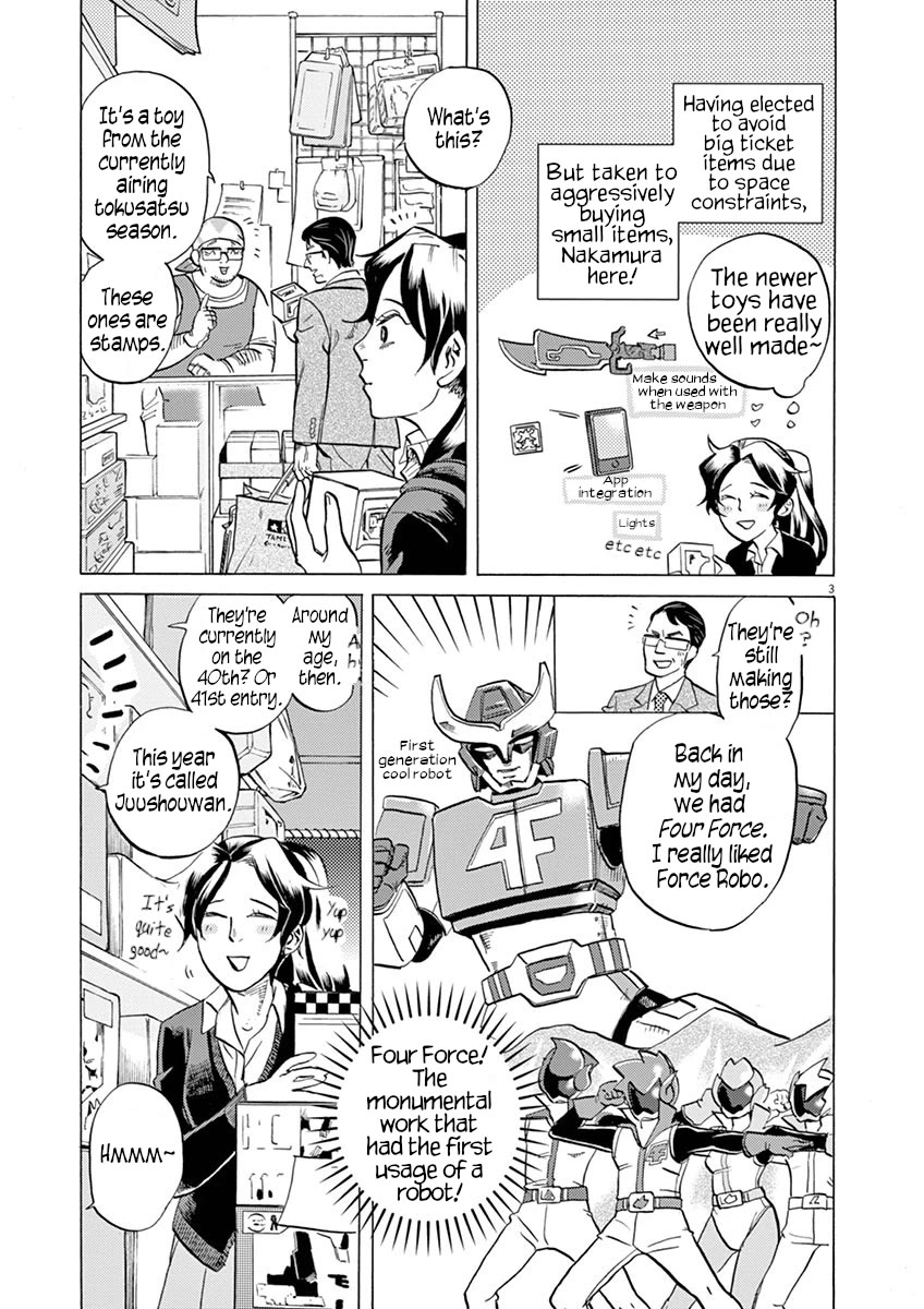 Tokusatsu Gagaga Chapter 26 page 3 - Chapter 26: Nostalgia Kaijin Strikes!