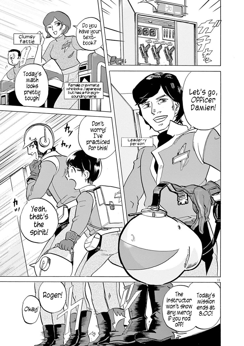 Tokusatsu Gagaga Chapter 27 page 11 - Chapter 27: Take Off From the Secret Base!