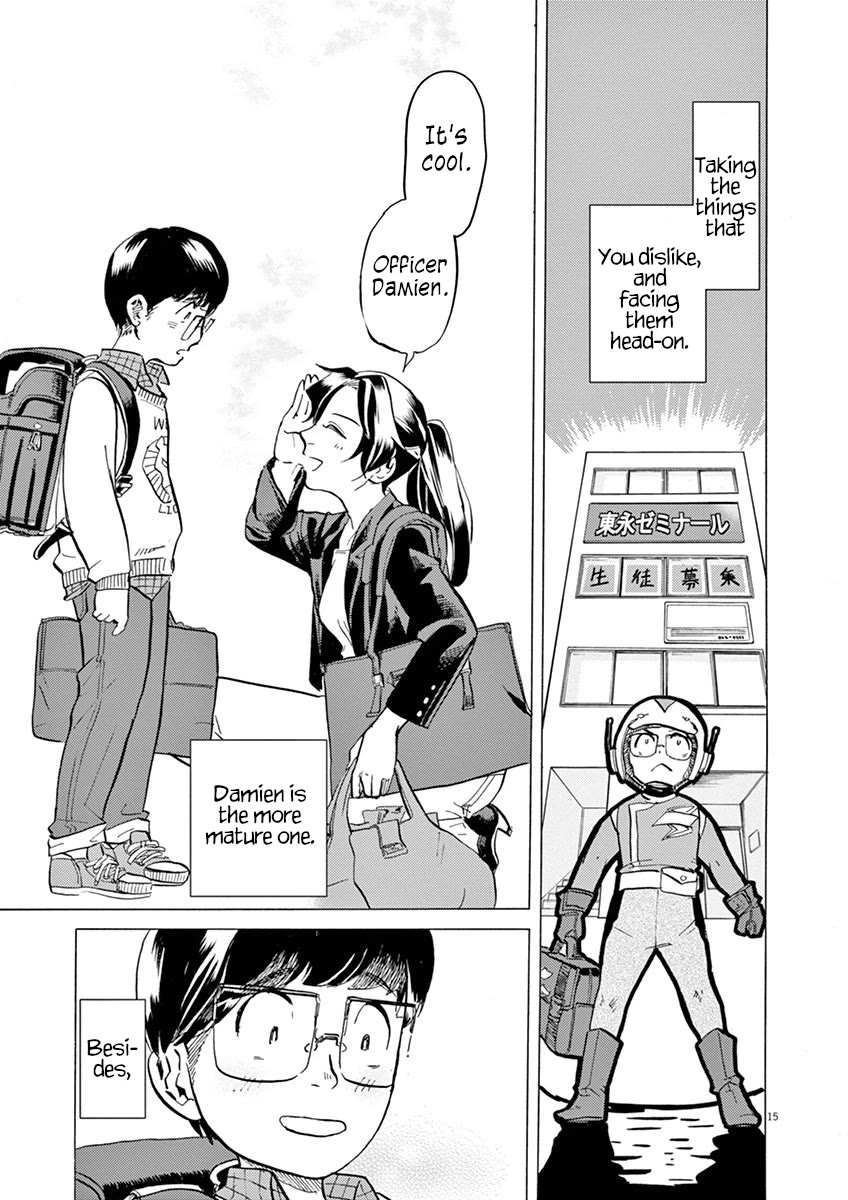 Tokusatsu Gagaga Chapter 27 page 14 - Chapter 27: Take Off From the Secret Base!