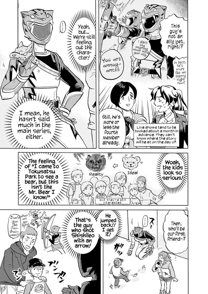 Tokusatsu Gagaga Chapter 28 page 11 - Chapter 28: You'll See Something Interesting!