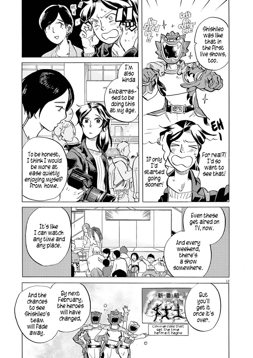 Tokusatsu Gagaga Chapter 28 page 13 - Chapter 28: You'll See Something Interesting!