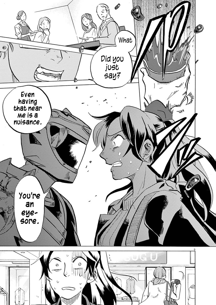 Tokusatsu Gagaga Chapter 29 page 9 - Chapter 29: You're an Eyesore!