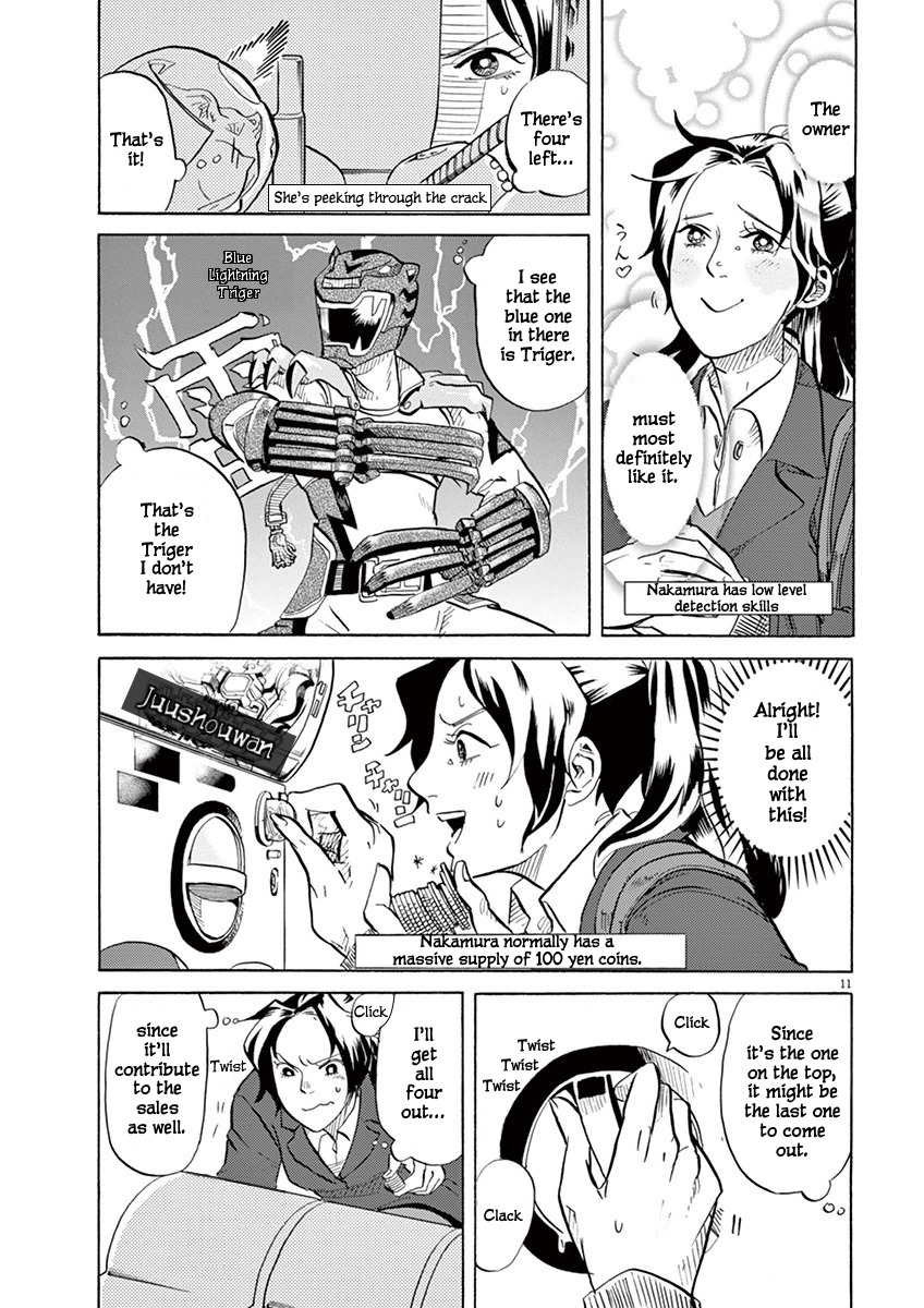 Tokusatsu Gagaga Chapter 3 page 12 - Chapter 3: Secret Technique!? Capsule Unsealing Prize!