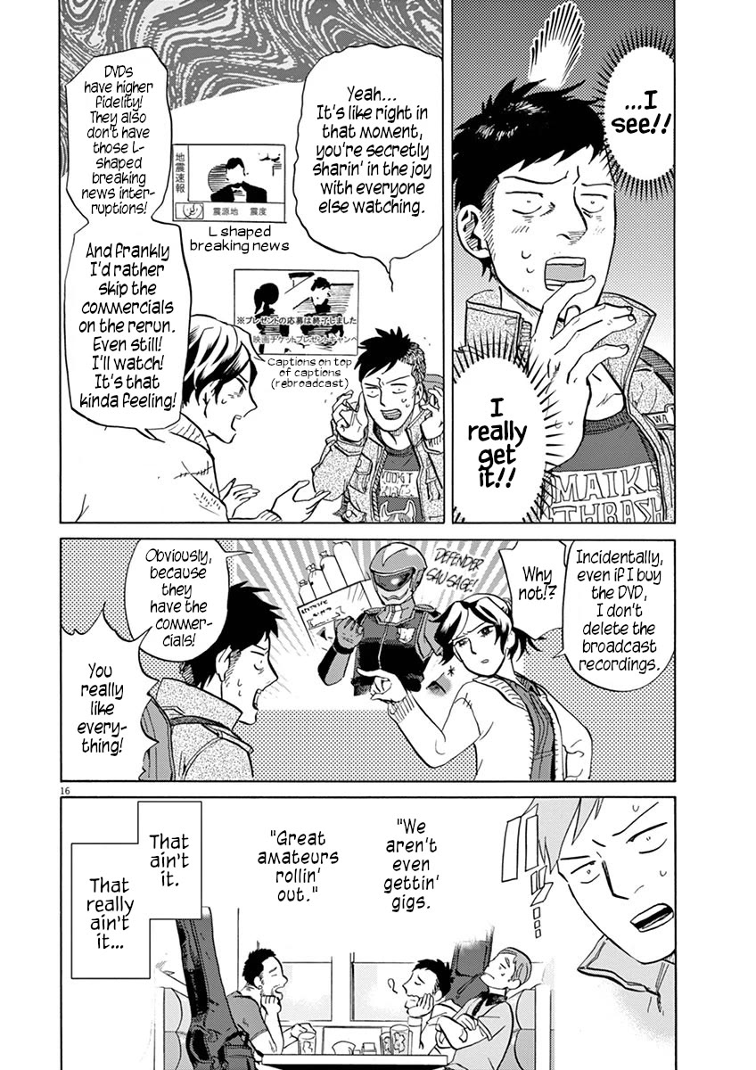 Tokusatsu Gagaga Chapter 35 page 16 - Chapter 35: Broadcast TV is Great, Huh?