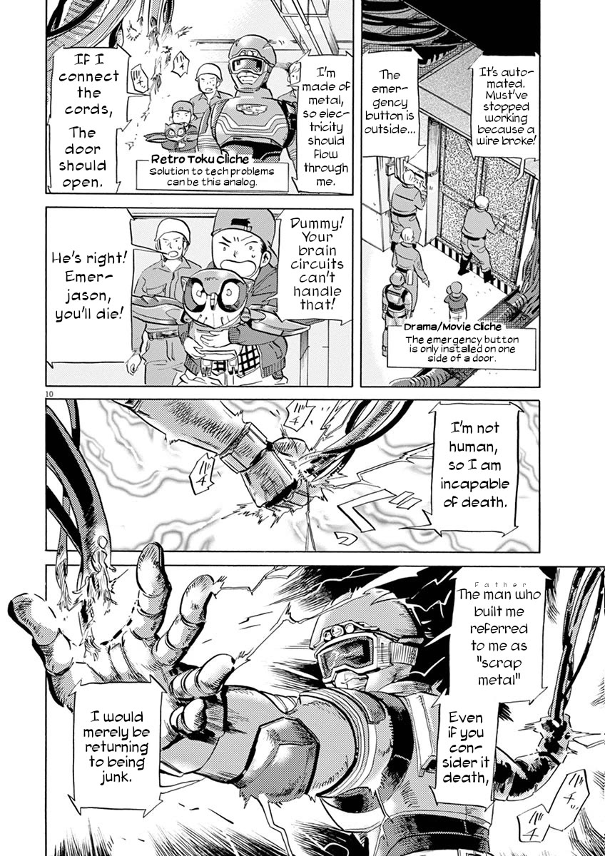 Tokusatsu Gagaga Chapter 36 page 10 - Chapter 36: What Do You Do With Your Collection?