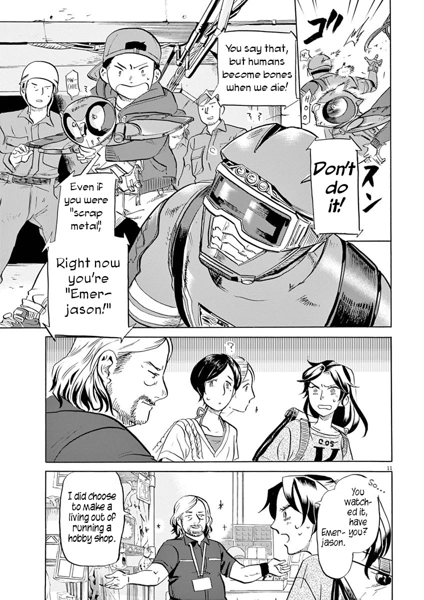 Tokusatsu Gagaga Chapter 36 page 11 - Chapter 36: What Do You Do With Your Collection?
