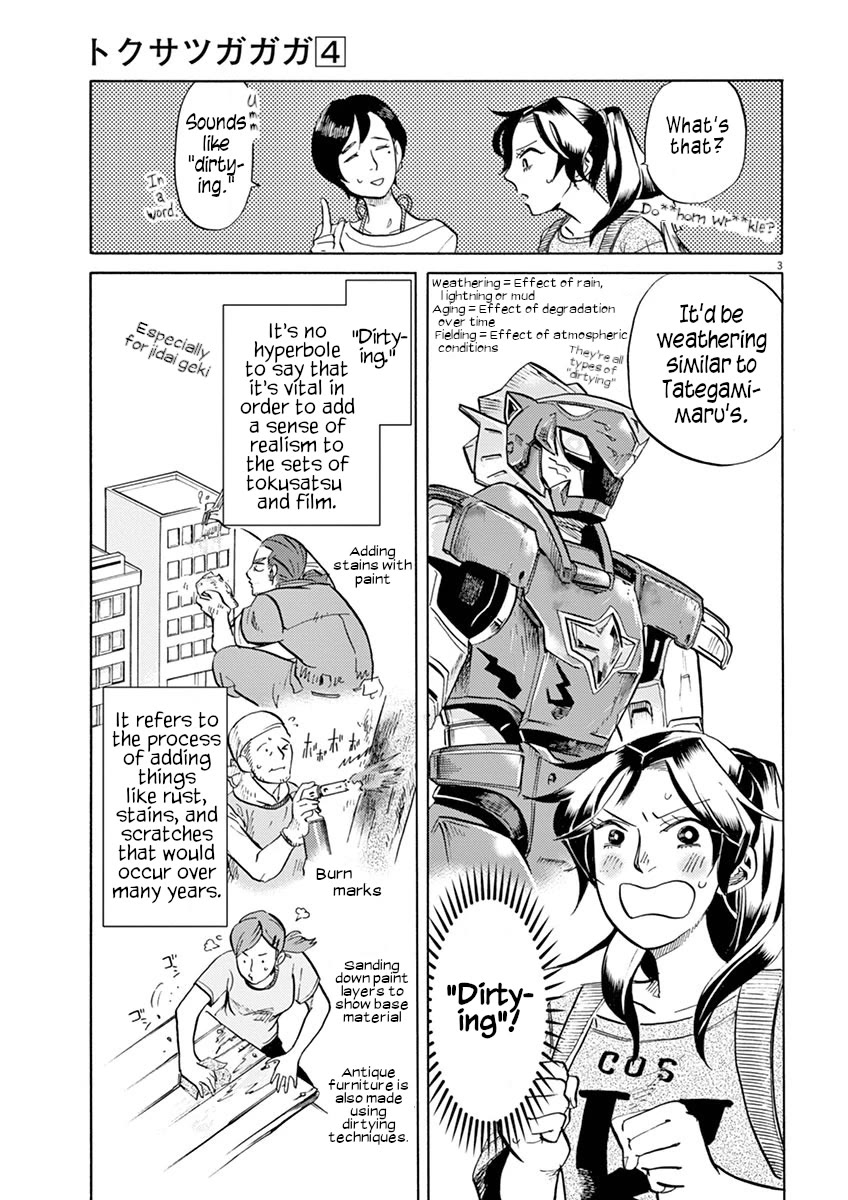 Tokusatsu Gagaga Chapter 37 page 3 - Chapter 37: Tips for "Dirtying"