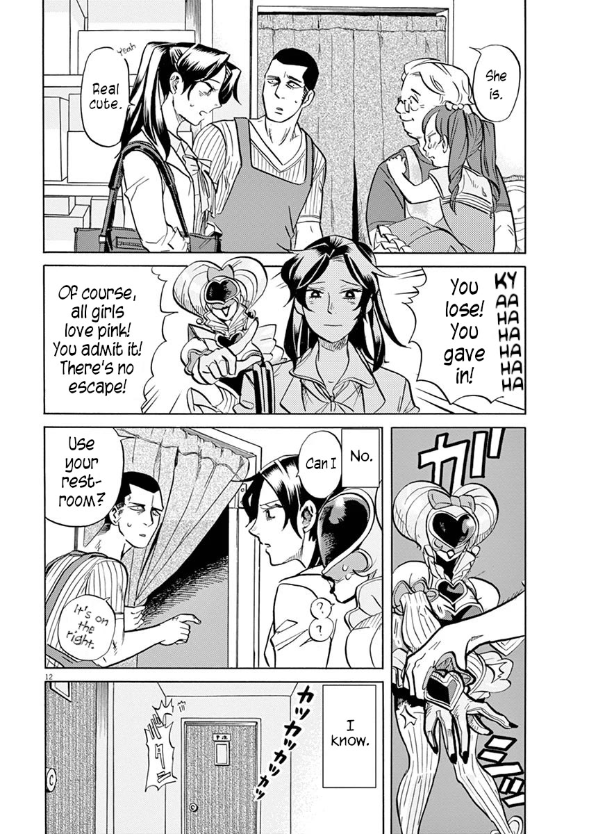 Tokusatsu Gagaga Chapter 41 page 12 - Chapter 41: The Evil of Pink Kaijin