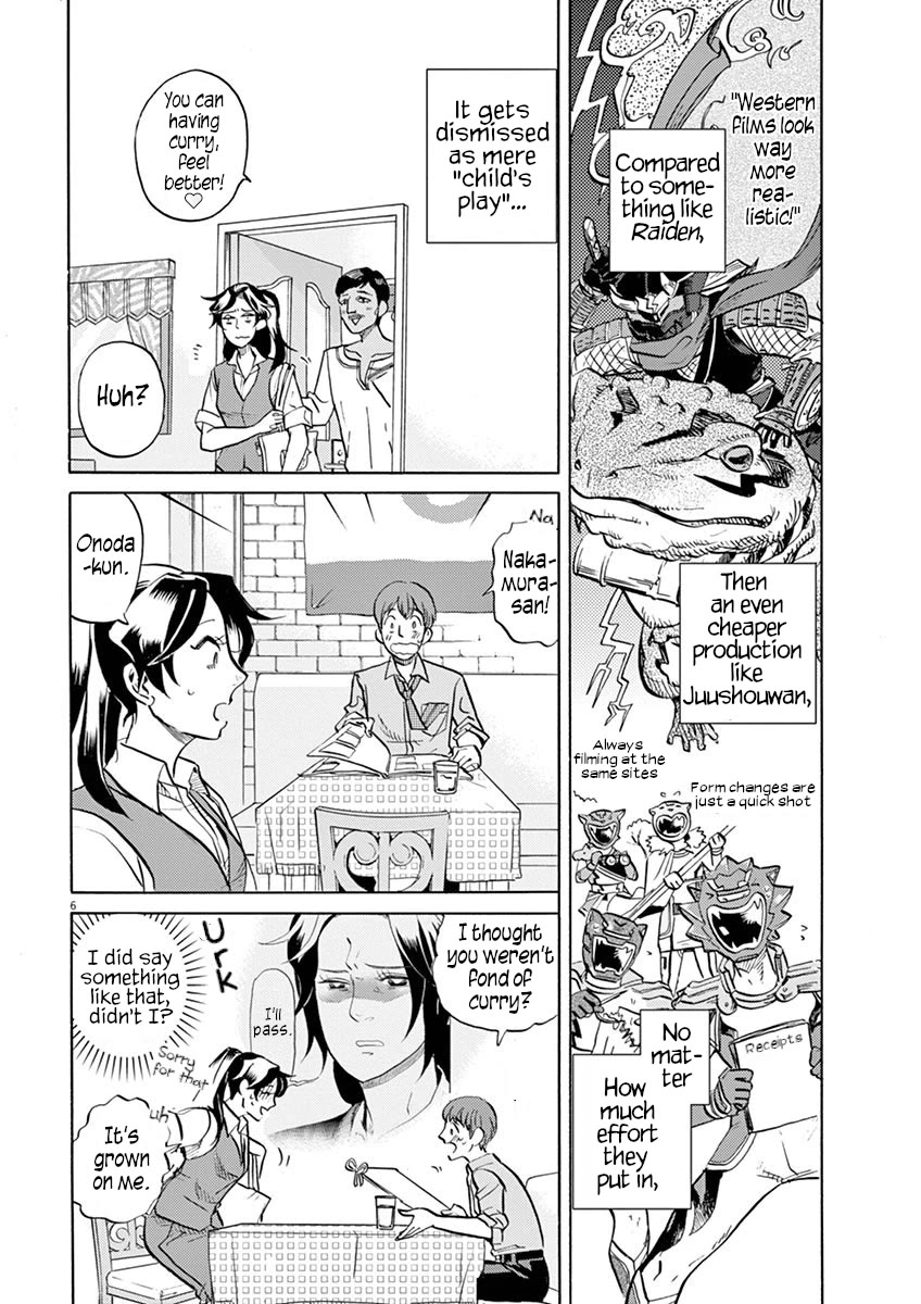 Tokusatsu Gagaga Chapter 42 page 6 - Chapter 42: Outside is Outside, Home is Home!