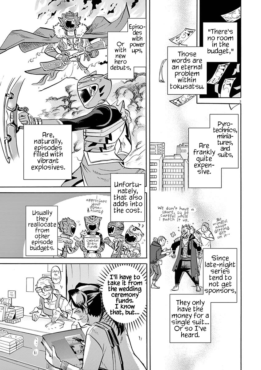 Tokusatsu Gagaga Chapter 43 page 3 - Chapter 43: I Don't Have the Money, Should I Give Up?