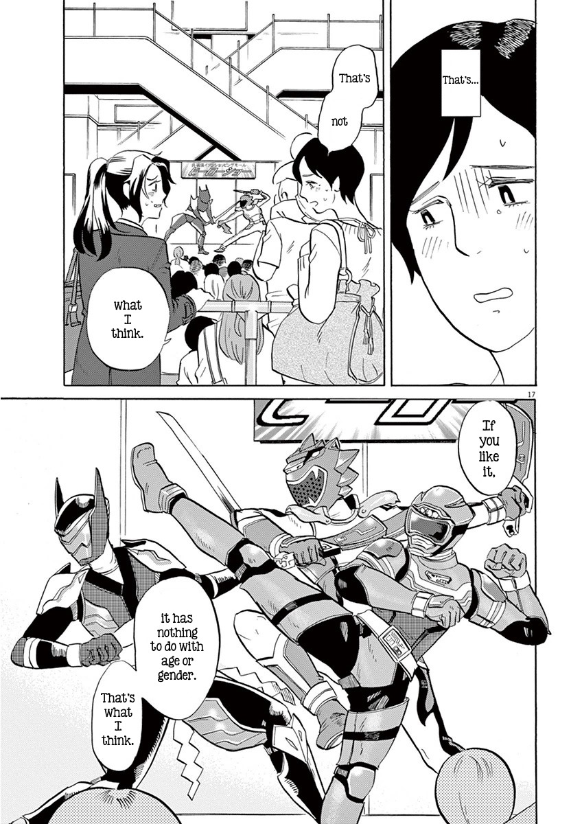 Tokusatsu Gagaga Chapter 5 page 17 - Chapter 5: Additional Warrior!