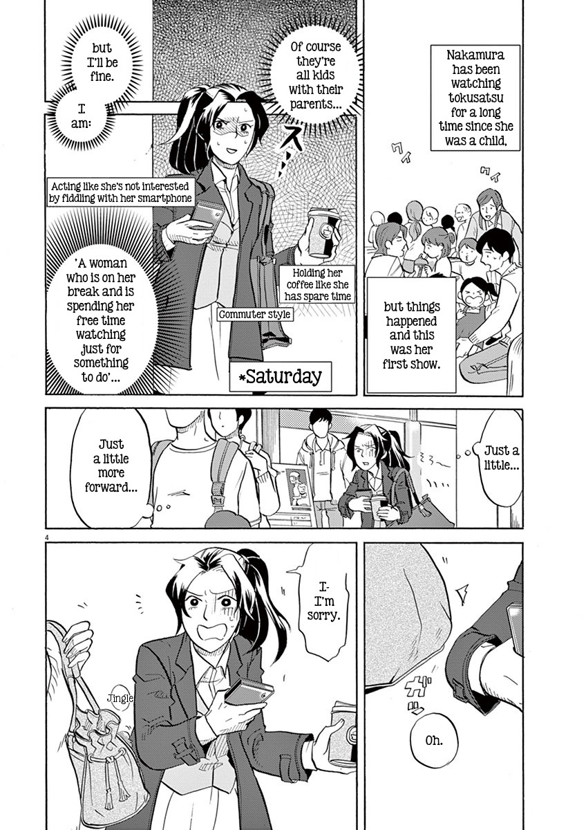 Tokusatsu Gagaga Chapter 5 page 4 - Chapter 5: Additional Warrior!