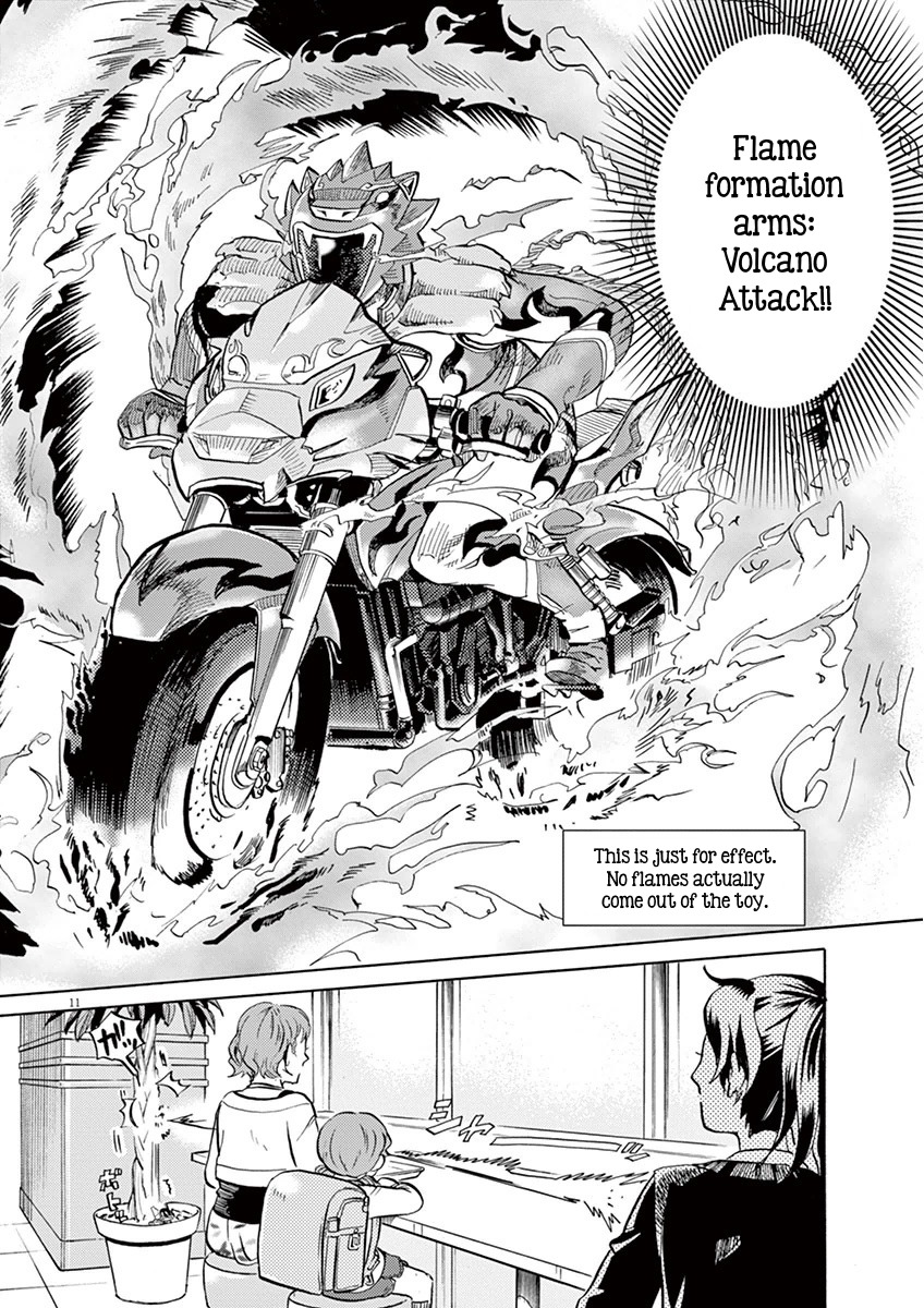 Tokusatsu Gagaga Chapter 7 page 11 - Chapter 7: Volcano Attack!