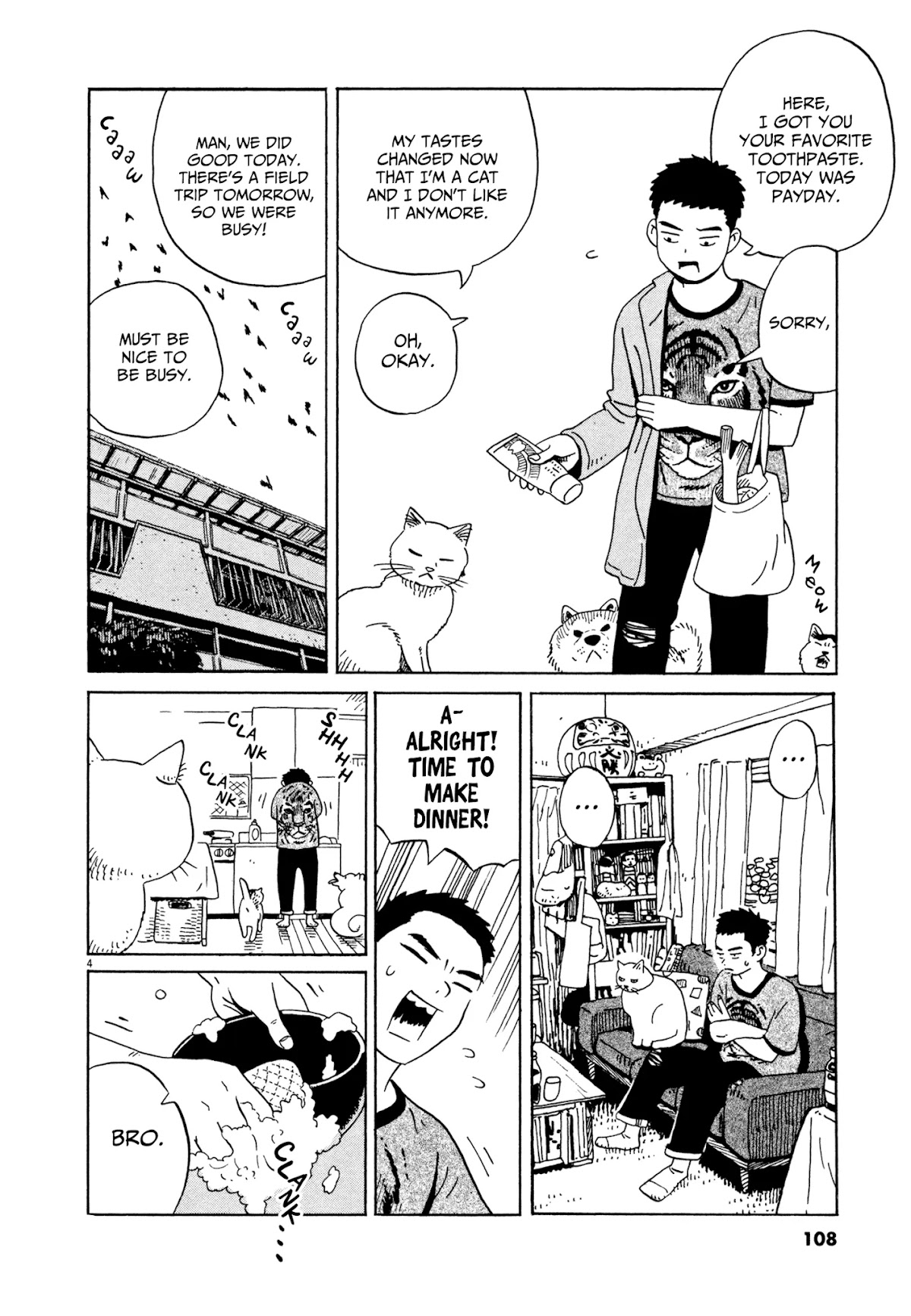 Tokyo Alien Brothers Chapter 16 page 4 - Chapter 16: The Tale of the Fuyu the White Cat